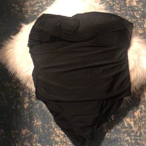 Xl gently worn strapless swim suit